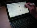 Asus Eee PC 900 with touch screen